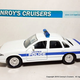 1/43rd scale Laconia, New Hampshire Police older Ford Crown Victoria LOOSE