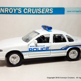 1/43rd scale Bentonville, Arkansas Police older Ford Crown Victoria LOOSE