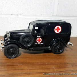 1/24th scale 1932 Ford Delivery Van Mobile Disaster Unit (LOOSE - out of package)