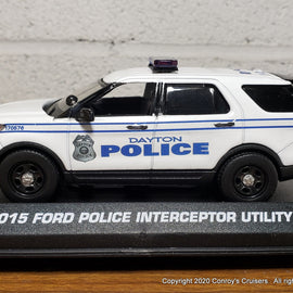 Custom 1/43rd scale Dayton, Ohio Police Ford Police Interceptor Utility model