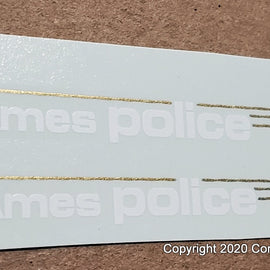 1/43rd scale Ames, Iowa Police Decals