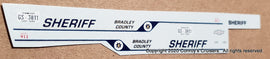 1/43rd scale Bradley County, Tennessee Sheriff Decals