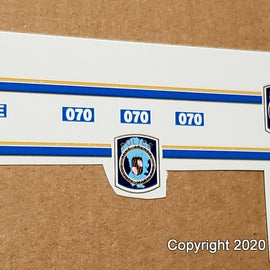 1/24th scale Anne Arundel County, Maryland Police Decals