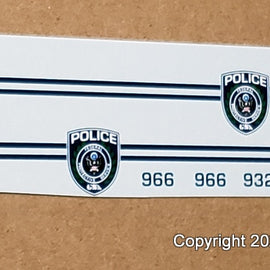 1/24th scale Federal Protective Service Police Decals (old graphics)