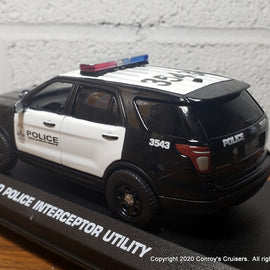 Custom 1/43rd scale Austin, Texas Police Ford Police Interceptor Utility model