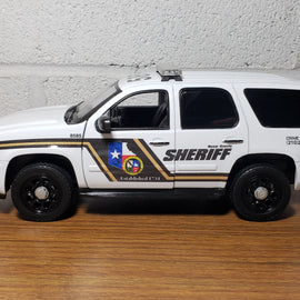 Custom 1/27th scale Bexar County, Texas Sheriff Chevrolet Tahoe diecast car