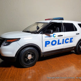 Custom 1/24th scale Cincinnati, Ohio Police Ford Police Interceptor Utility diecast car