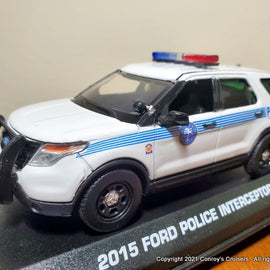 Custom 1/43rd scale Miami, Florida Police Ford Police Interceptor Utility model