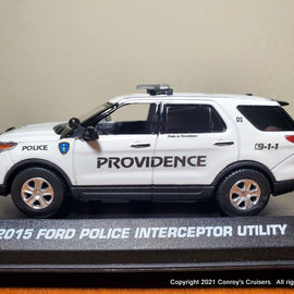 Custom 1/43rd scale Providence, Rhode Island Police Ford Police Interceptor Utility