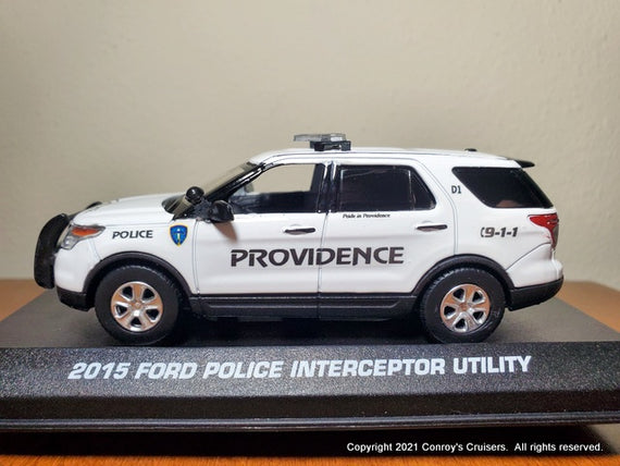 Custom 1/43rd scale Providence, Rhode Island Police Ford Police Interceptor Utility