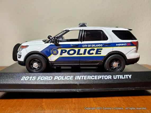 Custom 1/43rd scale Orlando, Florida Police Ford Police Interceptor Utility
