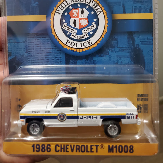 #30241 1/64th scale Philadelphia, Pennsylvania Police 1986 Chevrolet M1008 Pickup Truck  ***HOBBY EXCLUSIVE***