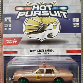 #43010-B - 1/64th scale Iowa State Police 1987 Chevrolet Caprice 9C1  ***GREEN MACHINE***