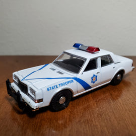 Custom 1/64th scale Arkansas State Police 1980s Dodge Diplomat