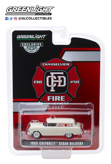 #30071 1/64th scale Channelview, Texas Volunteer Fire Department 1955 Chevrolet Sedan Delivery
