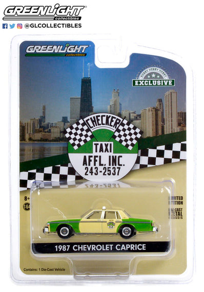 #30233 1/64th scale Chicago Checker Taxi Affiliates Inc 1987 Chevrolet Caprice  ***HOBBY EXCLUSIVE***