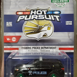 #30350 - 1/64th scale Fishers, Indiana Police 2022 Ford Police Interceptor Utility  ***GREEN MACHINE***