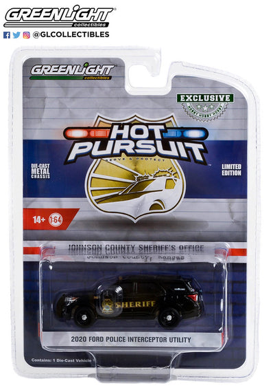#30355 - 1/64th scale Johnson County, Kansas Sheriff 2020 Ford Police Interceptor Utility  ***HOBBY EXCLUSIVE***