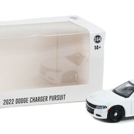 #43002A - 1/64th scale 2022 Dodge Charger Pursuit (white)  ***HOBBY EXCLUSIVE***  WITHOUT LIGHTBAR OR PUSHBAR