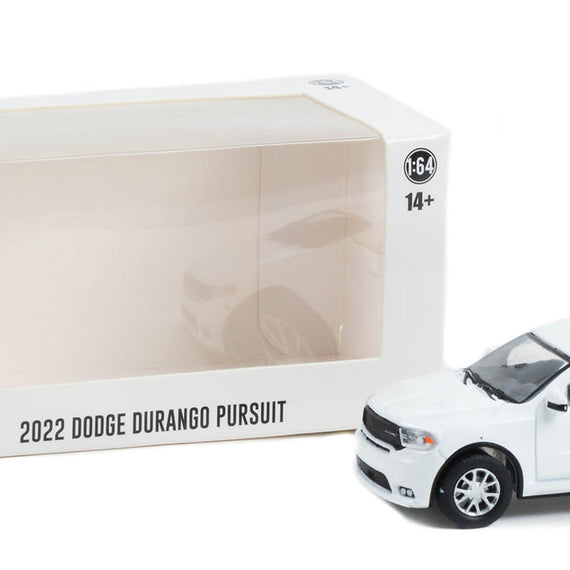 #43003A - 1/64th scale 2022 Dodge Durango Pursuit (white)  ***HOBBY EXCLUSIVE***  WITHOUT LIGHTBAR OR PUSHBAR