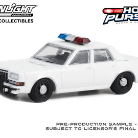 #43006 - 1/64th scale 1980-1989 Dodge Diplomat (white)  ***HOBBY EXCLUSIVE***  WITH LIGHTBAR AND PUSHBAR