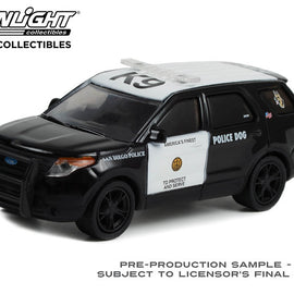 #43010-E - 1/64th scale San Diego, California Police K9 2015 Ford Police Interceptor Utility