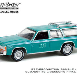 #30225 1/64th scale Rosarito, Baja California, Mexico Taxi 1991 Ford LTD Crown Victoria Station Wagon (Teal with white stripes)  ***HOBBY EXCLUSIVE***