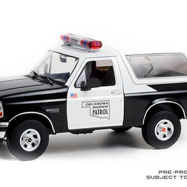 #19114 - 1/18th scale Oklahoma Highway Patrol 1996 Ford Bronco