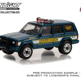 #67040-B - 1/64th scale Greenport, New York Rescue Squad Paramedic 1998 Jeep Cherokee