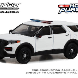 #43004 - 1/64th scale 2022 Ford Police Interceptor Utility (white)  ***HOBBY EXCLUSIVE***  WITH LIGHTBAR AND PUSHBAR