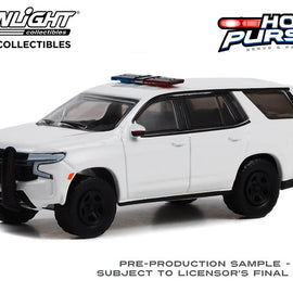 #43001 - 1/64th scale 2022 Chevrolet Tahoe Police Pursuit Vehicle (white)  ***HOBBY EXCLUSIVE***  WITH LIGHTBAR AND PUSHBAR