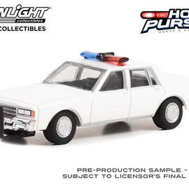 #43005 - 1/64th scale 1980-1990 Chevrolet Caprice (white)  ***HOBBY EXCLUSIVE***  WITH LIGHTBAR AND PUSHBAR