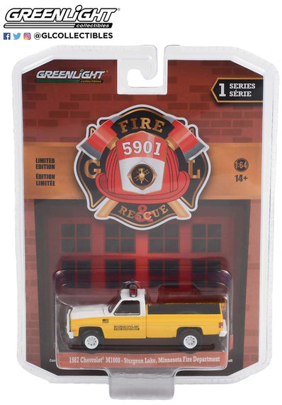 #67010-C - 1/64th scale Sturgeon Lake, Minnesota Fire Department 1987 Chevrolet M1008 4x4 Pickup Truck
