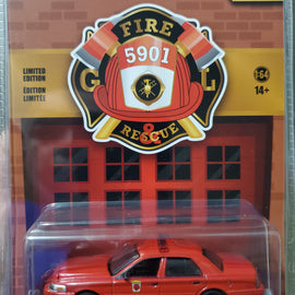 #67020-E - 1/64th scale Baltimore, Maryland Fire Department 2001 Ford Crown Victoria Police Interceptor