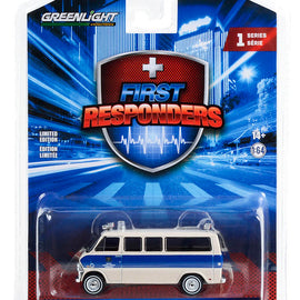 #67040-A - 1/64th scale Ontario, Canada Hospital Services Commission 1969 Ford Econoline Ambulance