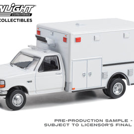 #67061 - 1/64th scale blank white 1992 Ford F-350 Ambulance  ***HOBBY EXCLUSIVE***