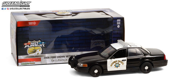 #85523 1/24th scale California Highway Patrol (CHP) 2008 Ford Crown Victoria Police Interceptor