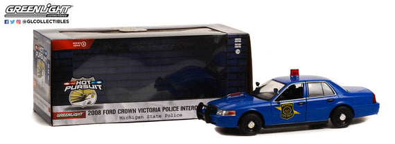#85553 - 1/24th scale Michigan State Police 2008 Ford Crown Victoria Police Interceptor
