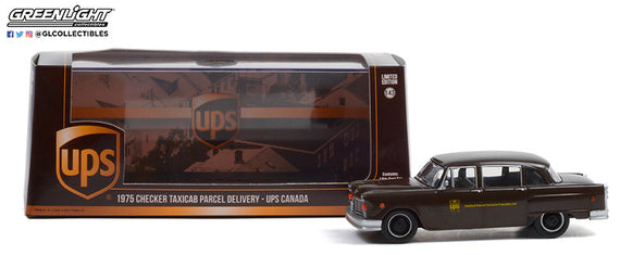 #86196 - 1/43rd scale United Parcel Service Canada 1975 Checker Taxicab Parcel Delivery