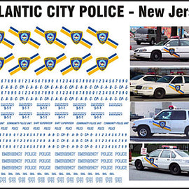 Atlantic City, New Jersey Police Decals