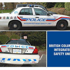 British Columbia Integrated Road Safety Decals