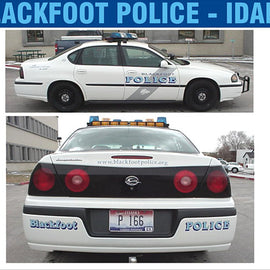 Blackfoot, Idaho Police Decals