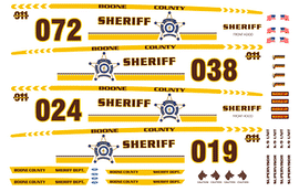 Boone County, Kentucky Sheriff Decals