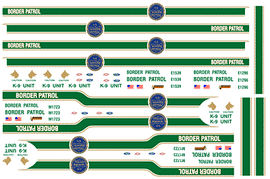 United States Border Patrol Decals (older graphics)