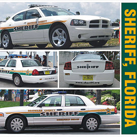 Broward County, Florida Sheriff Decals (old graphics - white cars)