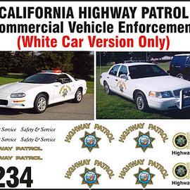 California Highway Patrol (CHP) Commercial Vehicle Enforcement Decals