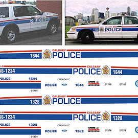 Calgary, Alberta, Canada Police Decals