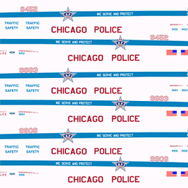 Chicago, Illinois Police Decals (old graphics)