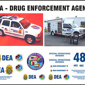 United States Drug Enforcement Agency (DEA) Decals