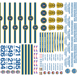 United States Federal Bureau of Investigation (FBI) Decals